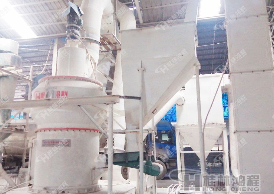 HC1300，325目錳礦石磨粉設備，錳礦石雷蒙磨粉機配置方案